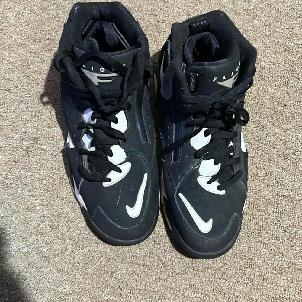 nike air flights. black and white. size 13